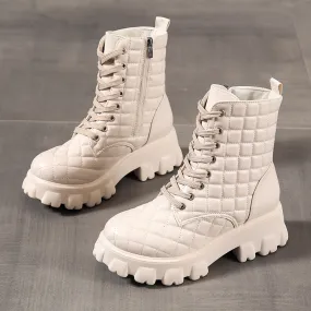 Amozae-Back To School Gifts Autumn And Winter Leather Boots