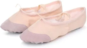 Ballet Women Canvas Dance Shoes Gymnastics Yoga Shoes Children Adult Soft Canvas Flats