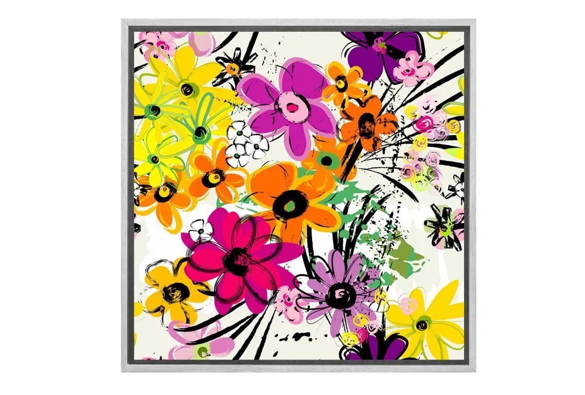 Daisies Abstract 2 | Canvas Art Print