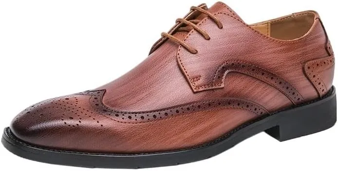 Formal Oxford Shoes for Men Men's Oxford Dress Shoes Luxury Patent Leather Pointed Toe Wedding Shoes, Classic Style Formal Shoes for Men