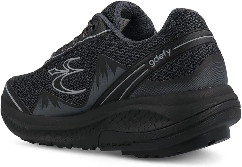 G-DEFY Mighty Walk Men’s Orthopedic Walking Shoe | VersoShock Technology for Pain Associated with Running | Prolonged Standing | Arch Support | Diabetic Shoes | Wide Shoes | Free Custom Orthotic