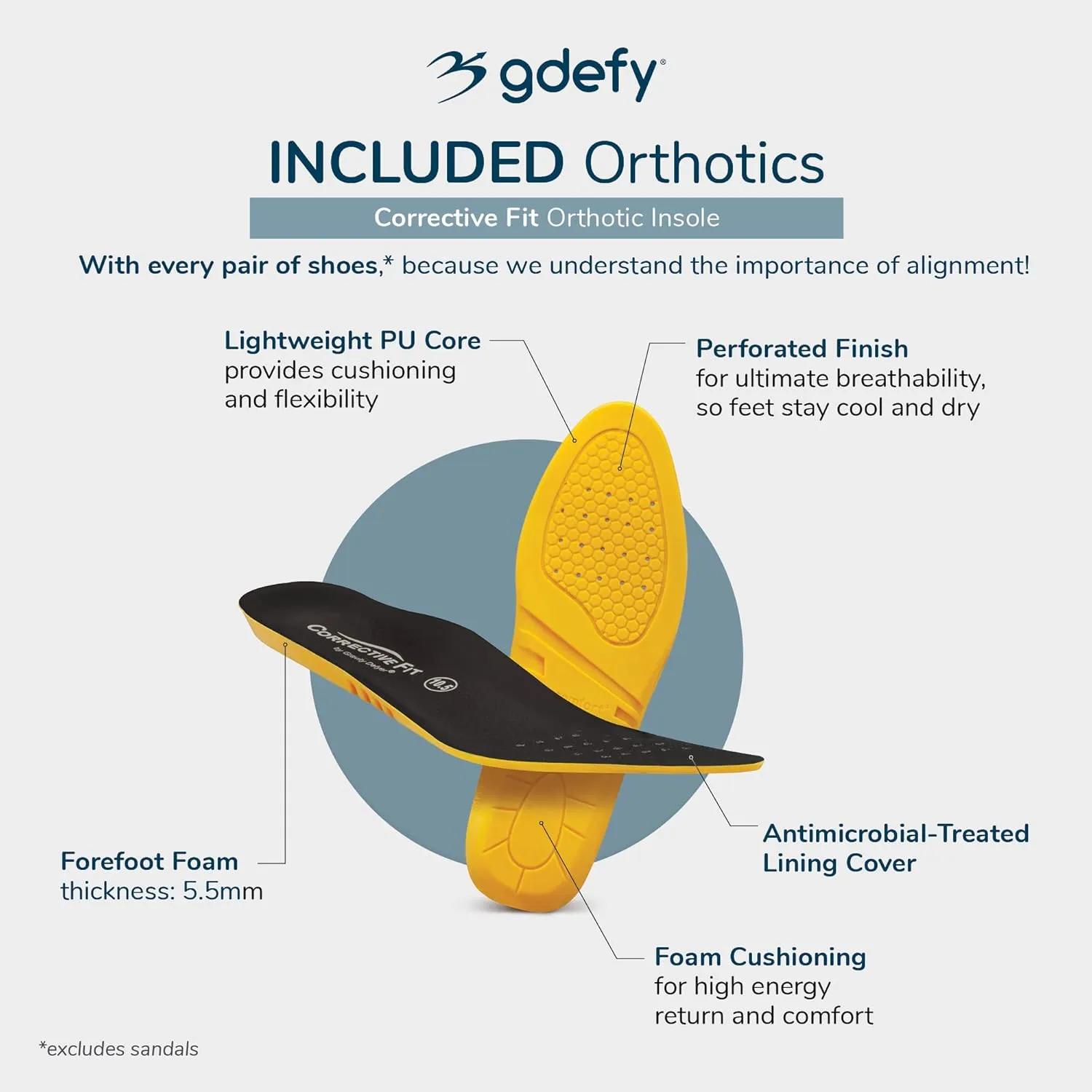 G-DEFY Mighty Walk Women’s Orthopedic Walking Shoe | VersoShock Technology for Pain Associated with Running | Prolonged Standing | Arch Support | Diabetic Shoes | Wide Shoes | Free Custom Orthotic