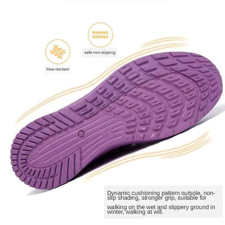 Groovywish Women Orthopedic Shoes Plus Fur Winter Shoes