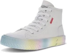 Levi's Women's Casual Sneaker, White/Multi, 8.5