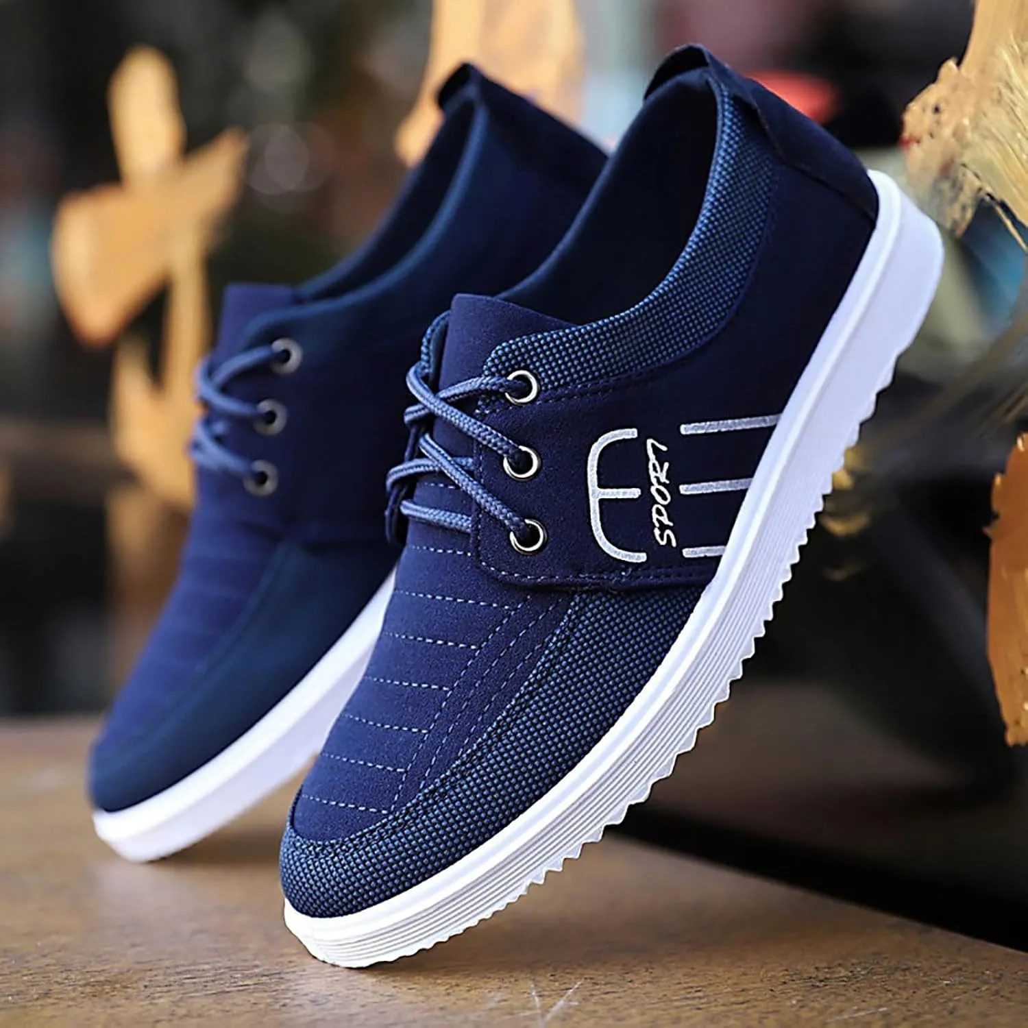 Mens Loafers & Slip-Ons Men Shoes Comfortable Soft Sole Casual Shoes Fashionable Canvas Breathable Casual Shoes