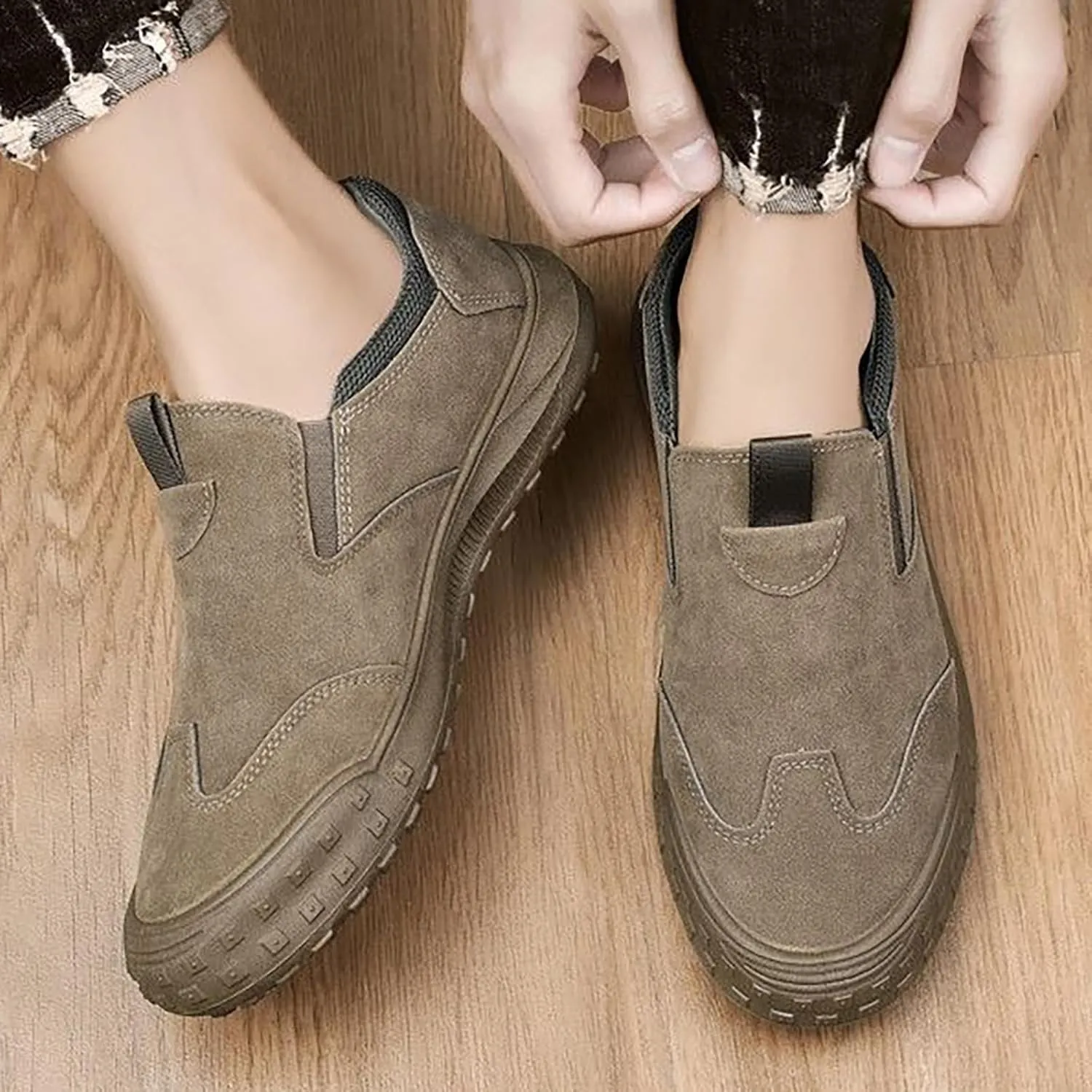 Mens Loafers & Slip-Ons Men's Shoes Autumn and Winter New Outdoor Versatile Sports Breathable Men's Shoes