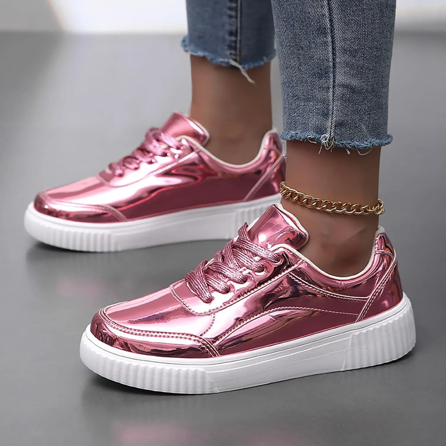 Orthopedic Comfortable Sneakers for Women Slip On Walking Shoes with Arch Support Casual Loafers Plantar Fasciitis Relief Foot Pain Diabetic