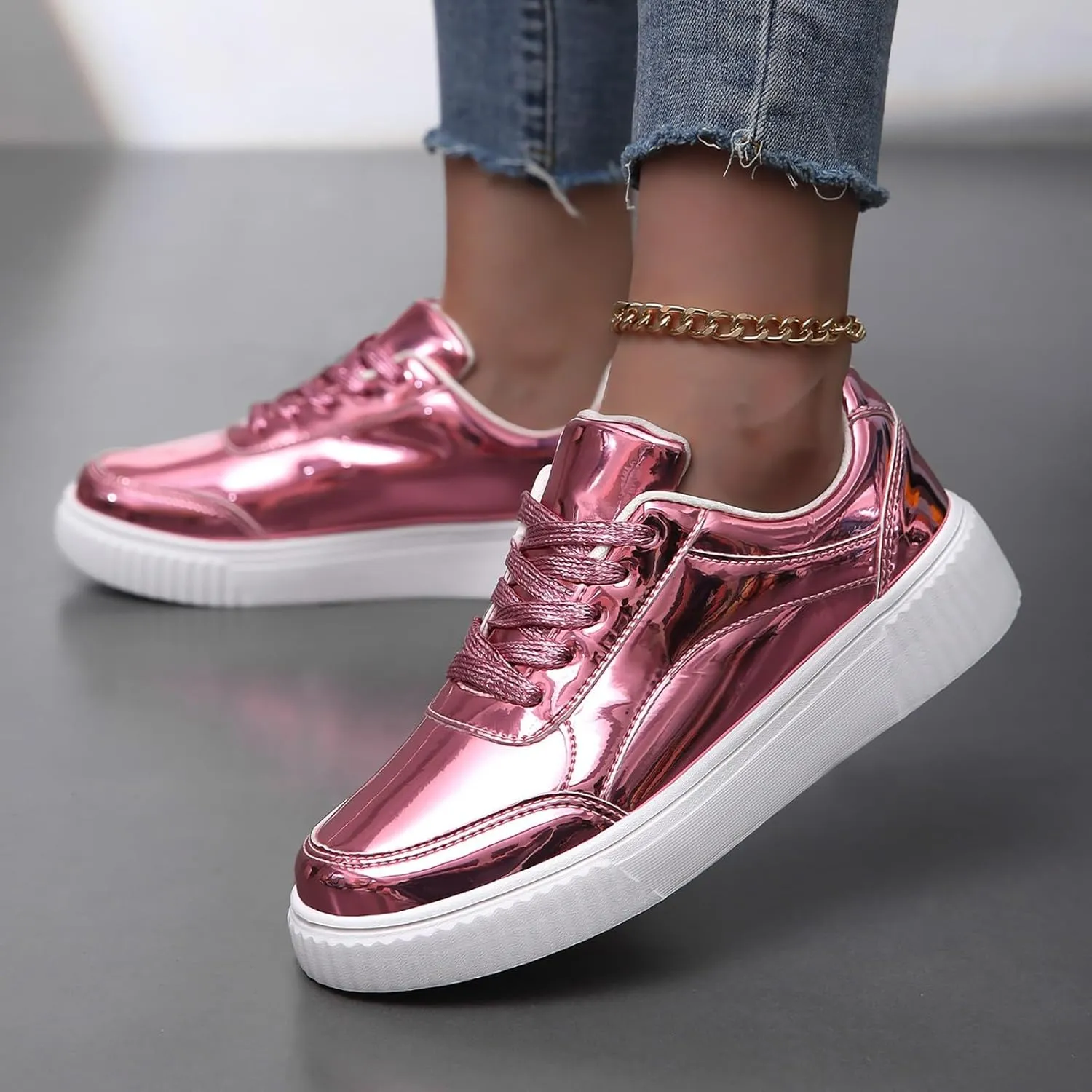 Orthopedic Comfortable Sneakers for Women Slip On Walking Shoes with Arch Support Casual Loafers Plantar Fasciitis Relief Foot Pain Diabetic