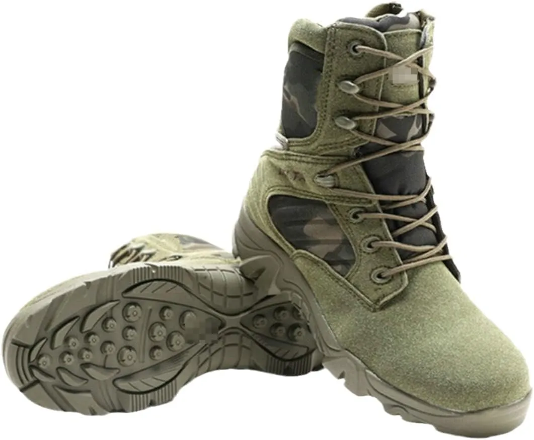Outdoor Men's Hiking Boots Military Boots Special Forces Desert Tactical Combat Ankle Boots Spring Work Boots