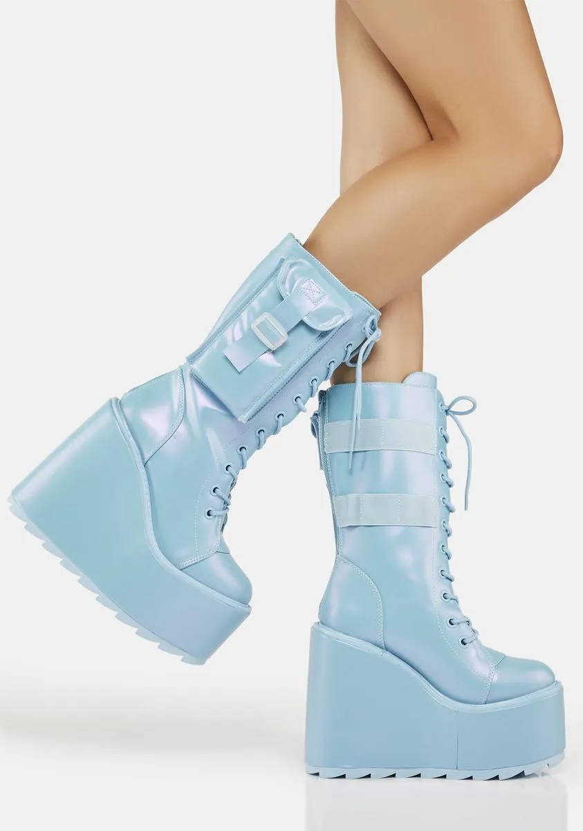 Pearl Blue Dune Desert Boots
