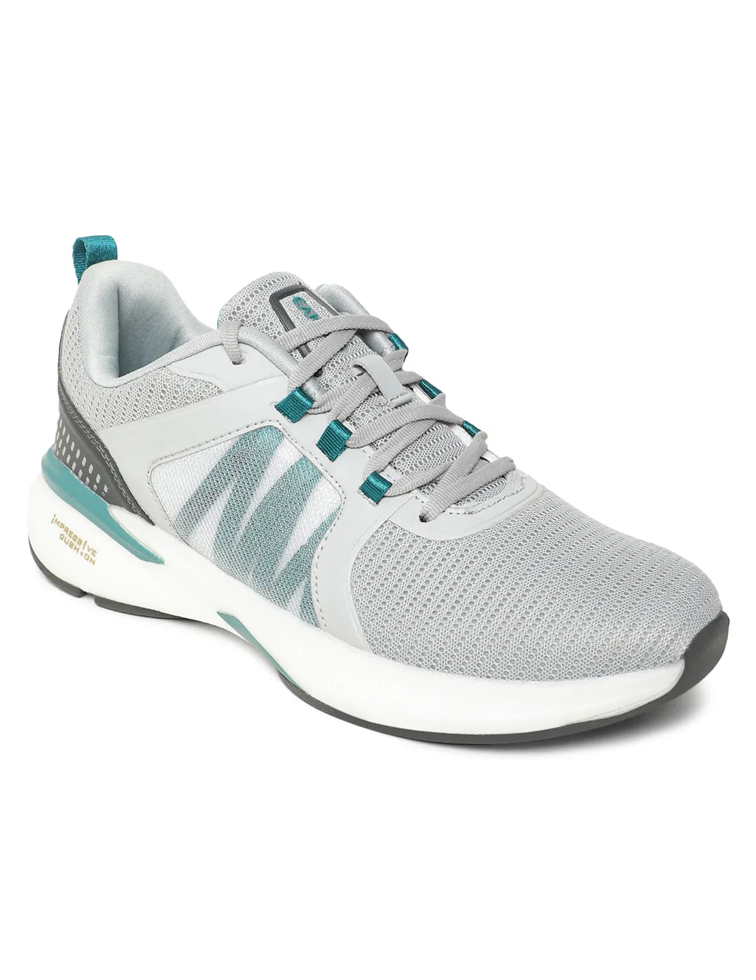 PEDRO Grey Men's Running Shoes