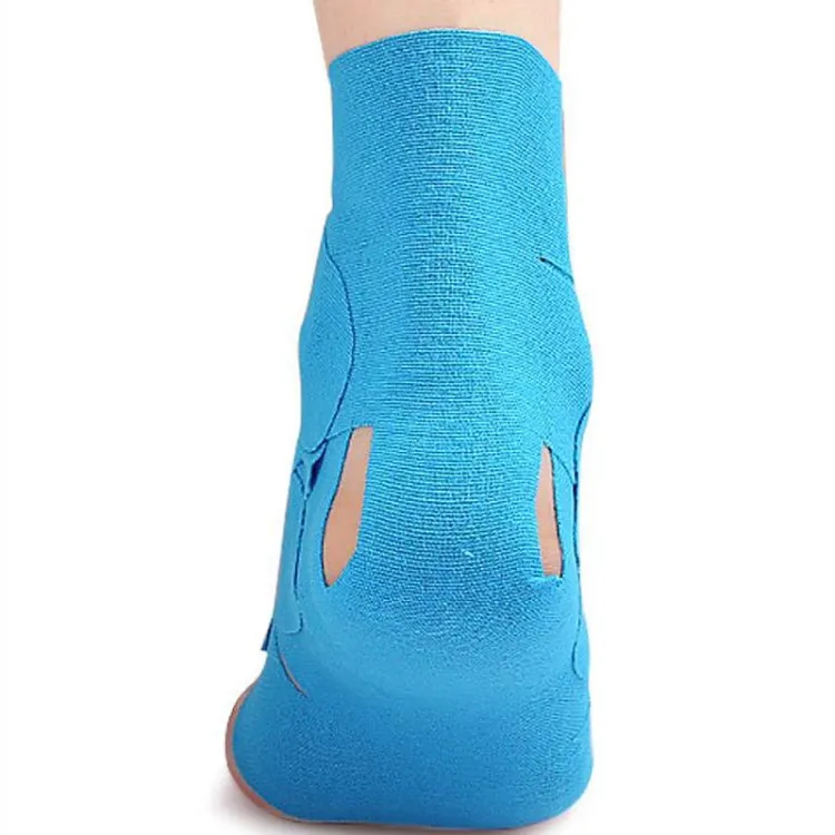 Pre-scored Muscle Patch For Ankle Wrist Protector Shaped Stretch Tape(Black)