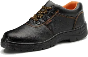 Safety Shoes for Men Steel Toe Cap Trainers Lightweight Work Shoes Women Men Breathable Safety Shoes (Color : Black, Size : 5 US)