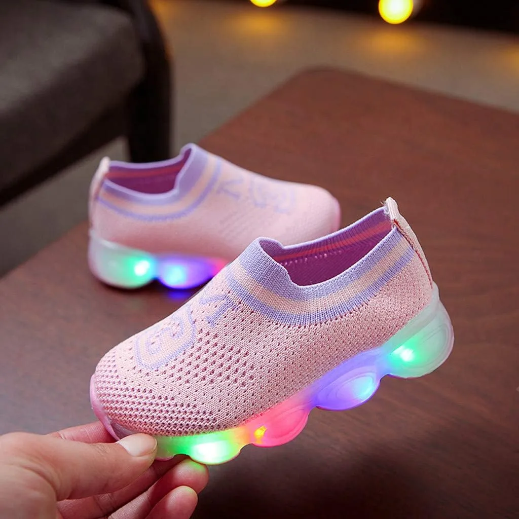 Toddler Girl Slip on Shoes Leisure Casual Sneaker Toddler's Children's Mesh Outdoors High Top Boy Sneakers