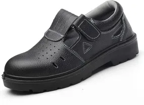 Unisex Steel Toe Cap Safety Ultra Lightweight Breathable Work Trainer Shoes Sport Sneaker Safety Shoes Men Women (Color : Black, Size : 5.5 US)