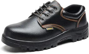Unisex Steel Toe Cap Safety Ultra Lightweight Breathable Work Trainer Shoes Sport Sneaker Safety Shoes Men Women (Color : Black, Size : 6 US)