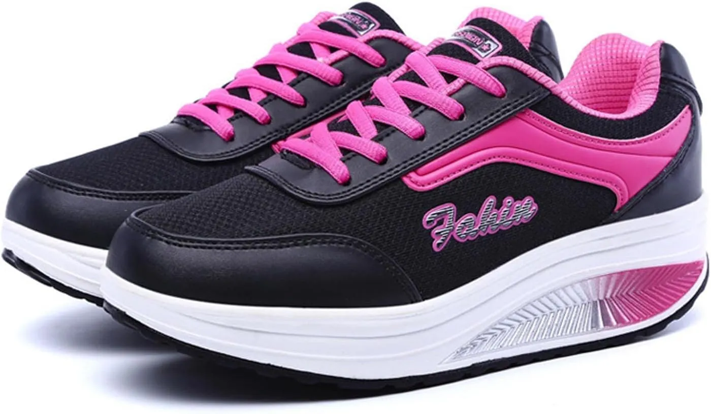 Walking Shoes Women Soft Comfy Running Shoe Fashion Lace up Sneakers Casual Lightweight Tennis Sneaker