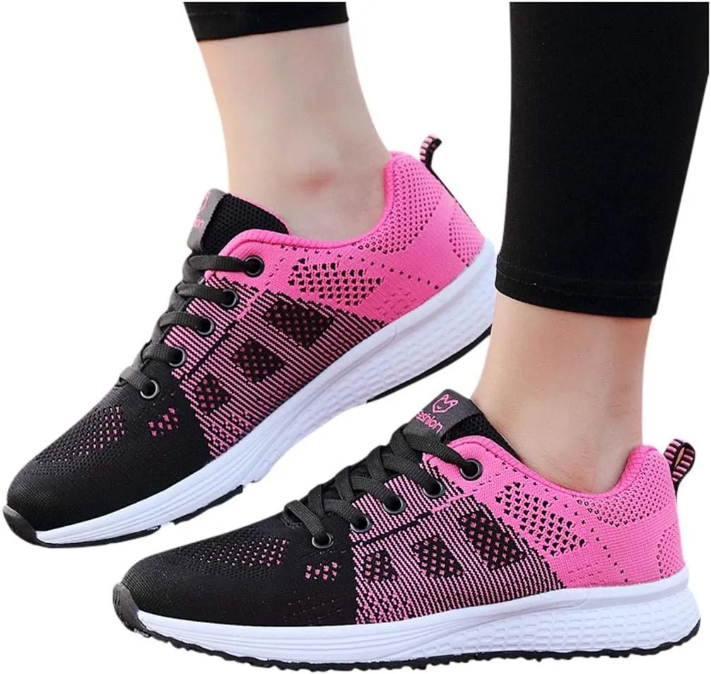 Women's Fashion Sneaker Non Slip Work Wide Comfortable Slip Resistant Work Shoes Cute Walking Shoes for Women Loafers Shoes for Women Sneakers for Women Walking Shoes