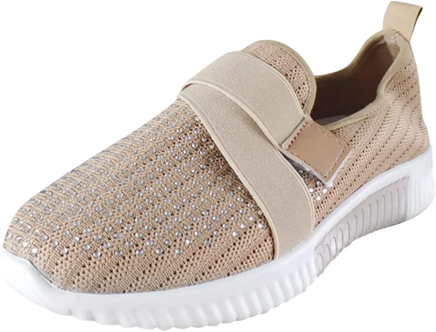 Women's Fashion Sneaker Womens Walking Shoes Slip On Fashion Platform Tennis Shoes Winter Loafers for Women Black Platform Sneakers for Women