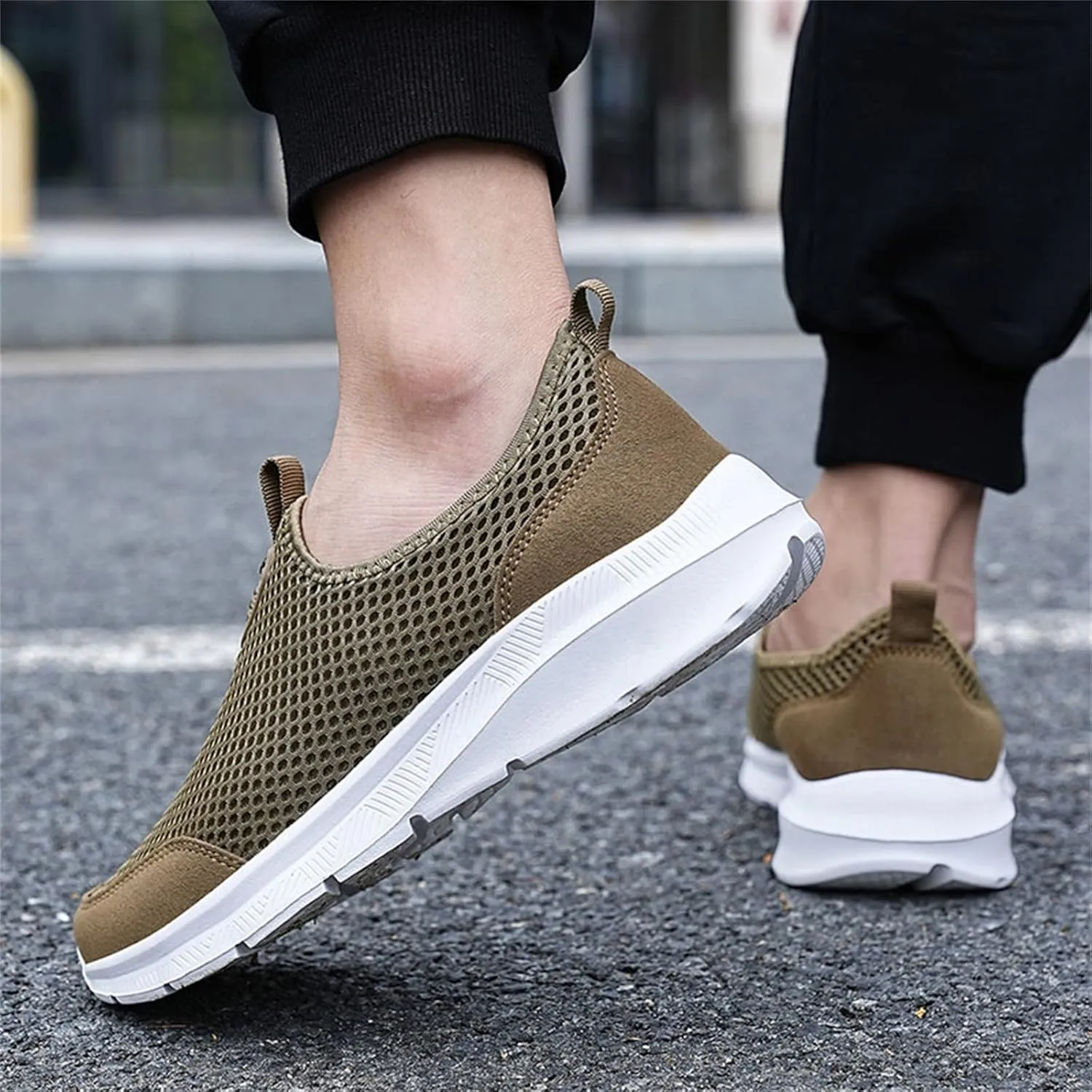 Womens Non Slip Work Shoes Slip On Water Resistant Non Slip Work Shoes Women Sports Women's Casual Shoes Dress Sneakers Black Tennis Shoe Loafers Shoe